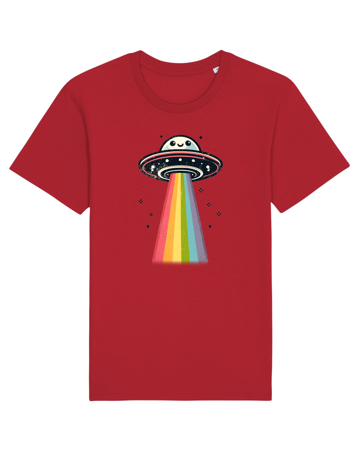 Tricou mânecă scurtă Unisex Rocker Red