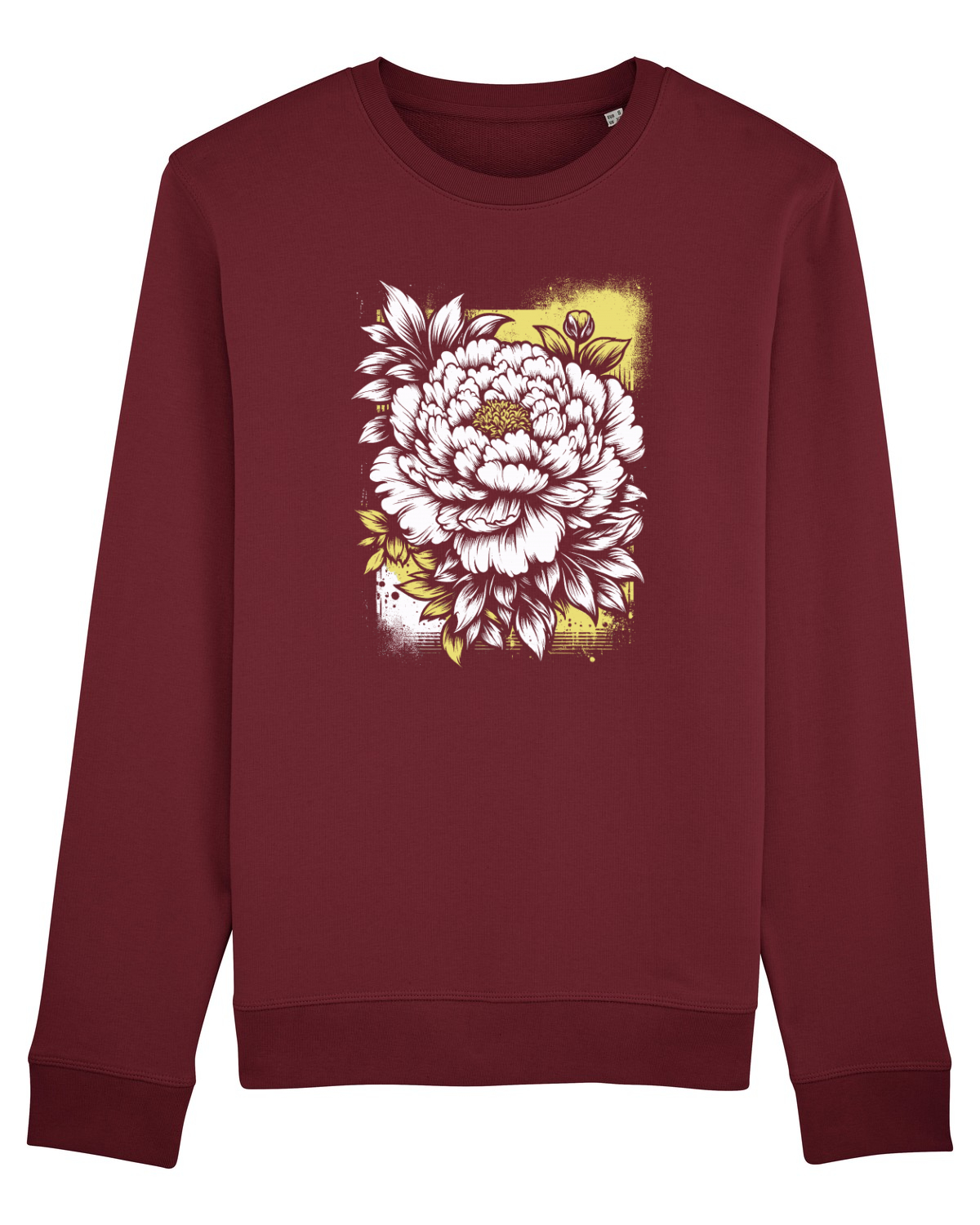 Bluză mânecă lungă Unisex Rise Burgundy
