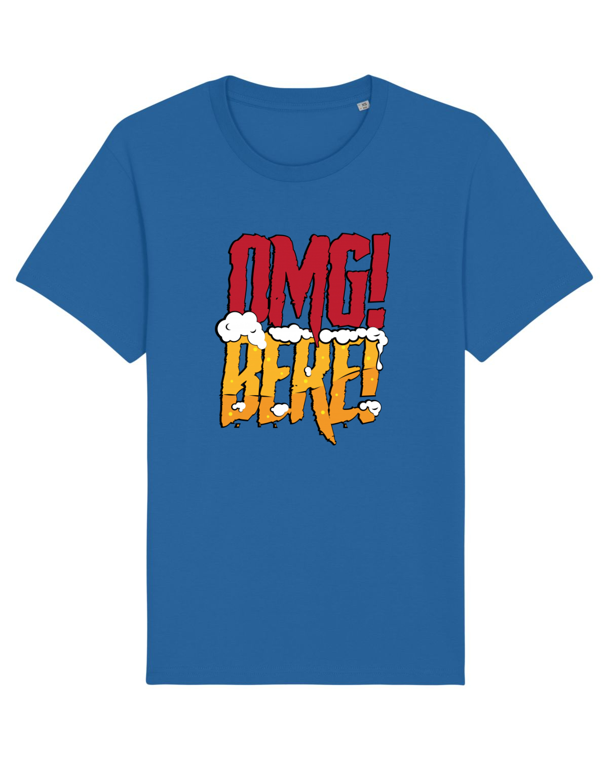 Tricou mânecă scurtă Unisex Rocker Royal Blue