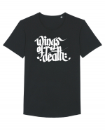 Wings of Death - white Tricou mânecă scurtă guler larg Bărbat Skater