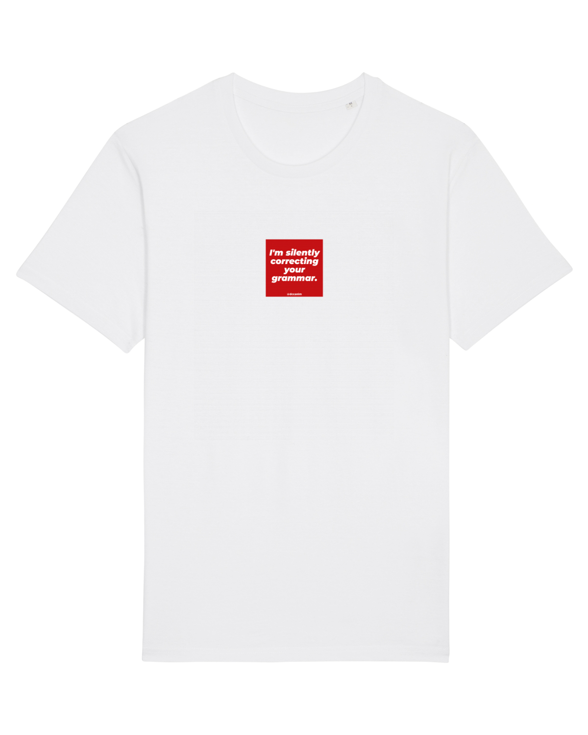 Tricou mânecă scurtă Unisex Rocker White
