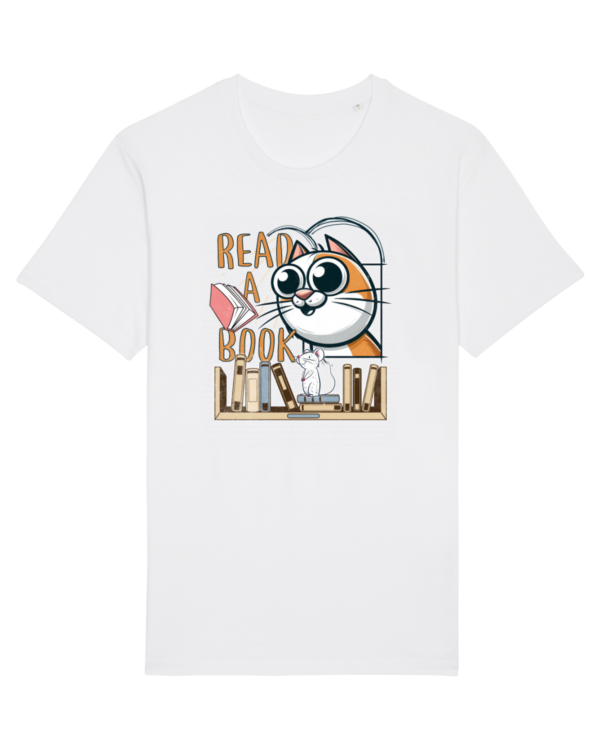 Tricou mânecă scurtă Unisex Rocker White