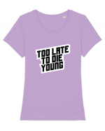 To late to die young Tricou mânecă scurtă guler larg fitted Damă Expresser