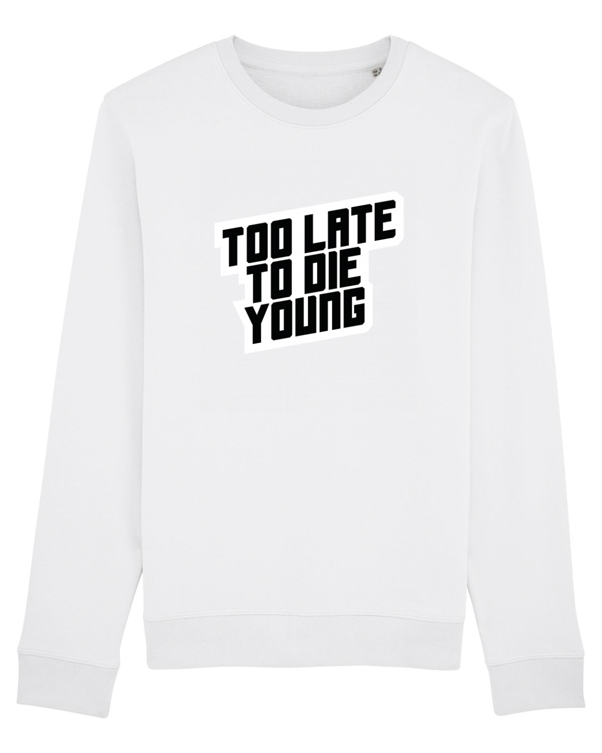 Bluză mânecă lungă Unisex Rise White