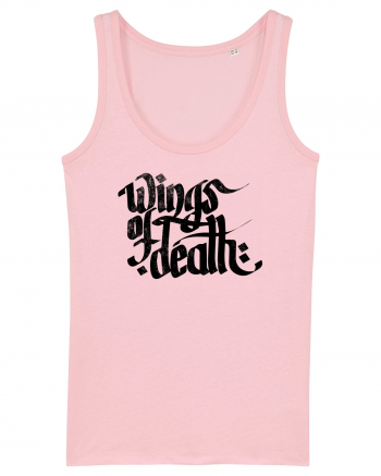 Wings of Death - grunge black Cotton Pink