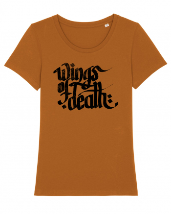 Wings of Death - grunge black Roasted Orange