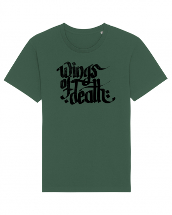 Wings of Death - grunge black Bottle Green