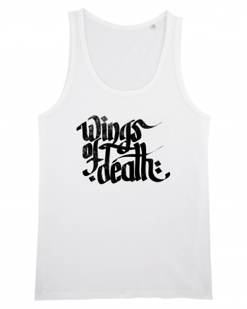 Wings of Death - grunge black White