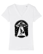 Taxi Tricou mânecă scurtă guler V Damă Evoker