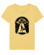 Taxi Tricou mânecă scurtă guler larg fitted Damă Expresser