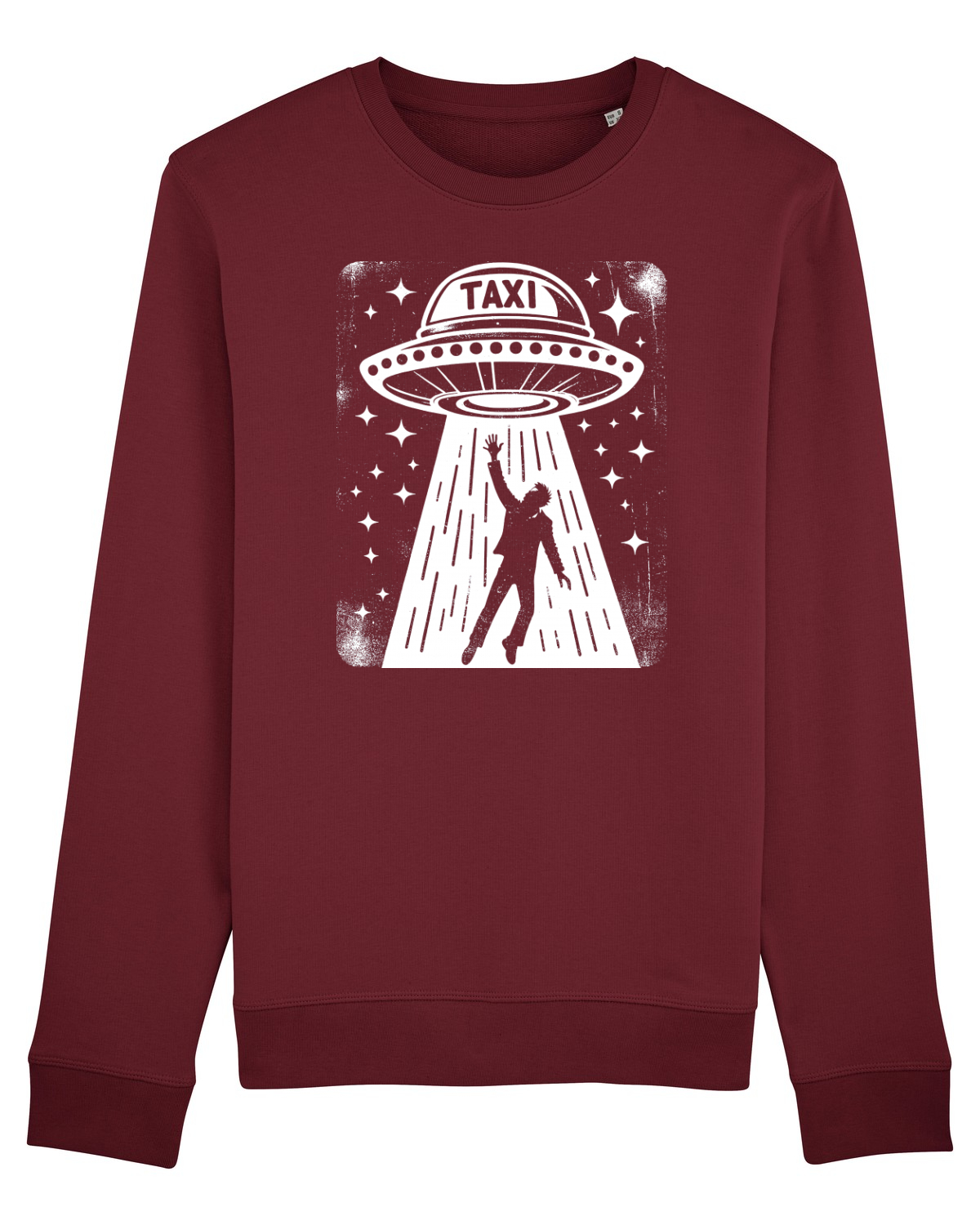 Bluză mânecă lungă Unisex Rise Burgundy