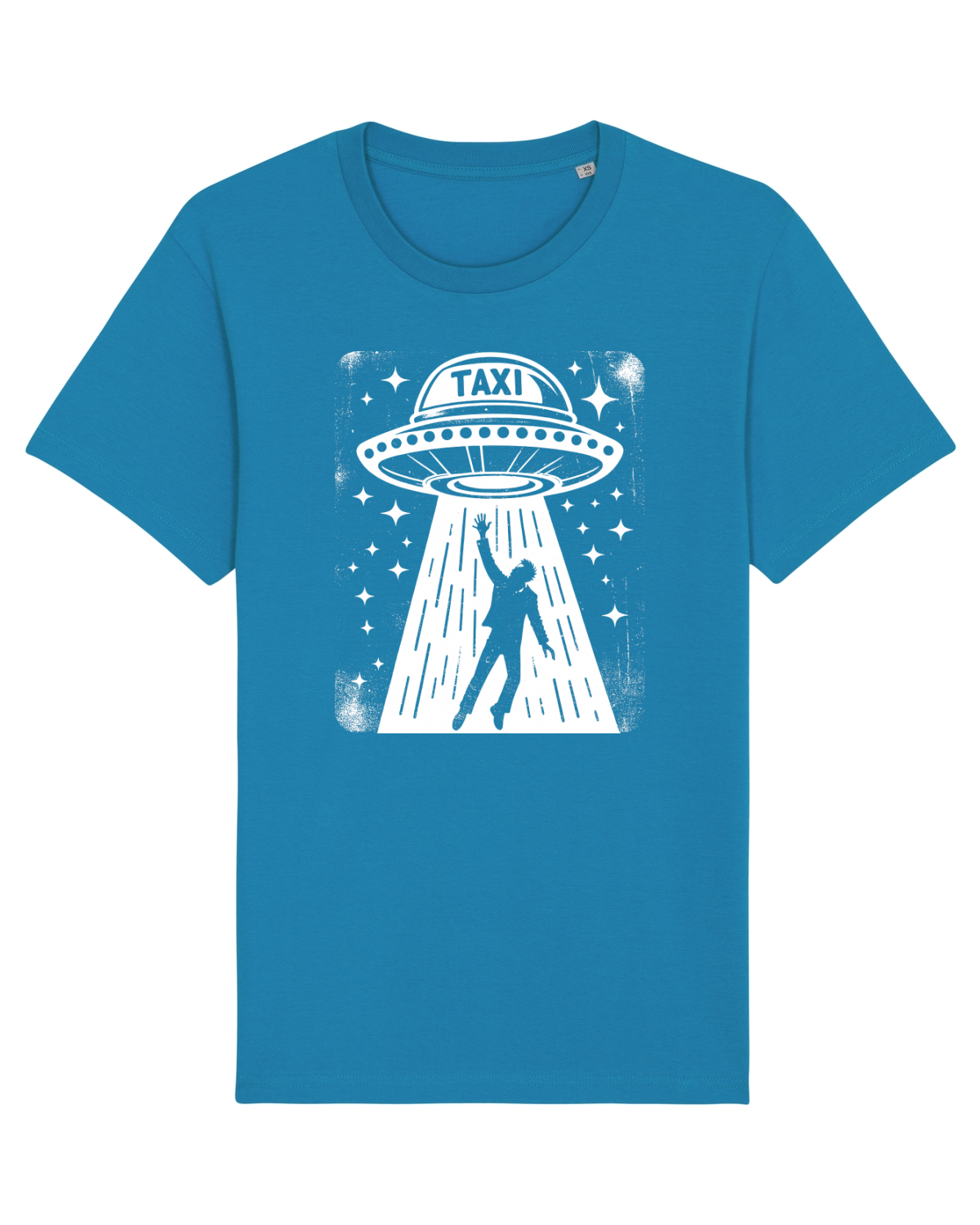 Tricou mânecă scurtă Unisex Rocker Azur