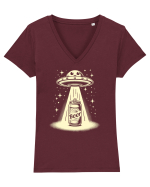drive through Tricou mânecă scurtă guler V Damă Evoker