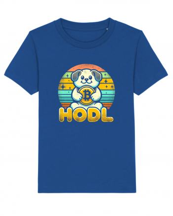 HODL crypto retro life Majorelle Blue