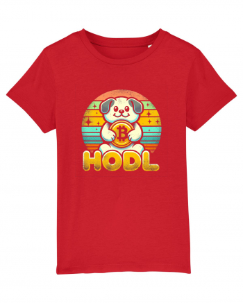 HODL crypto retro life Red