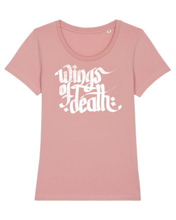 Wings of Death - grunge white Canyon Pink