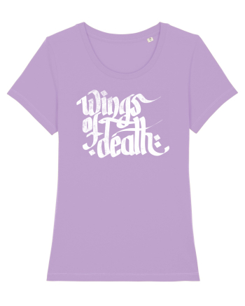 Wings of Death - grunge white Lavender Dawn