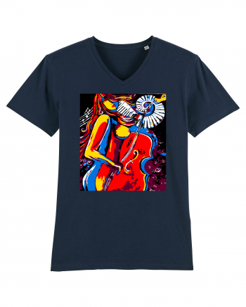 Abstract artist French Navy
