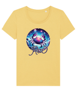 Zodia Rac - Identitatea ta cosmică Tricou mânecă scurtă guler larg fitted Damă Expresser