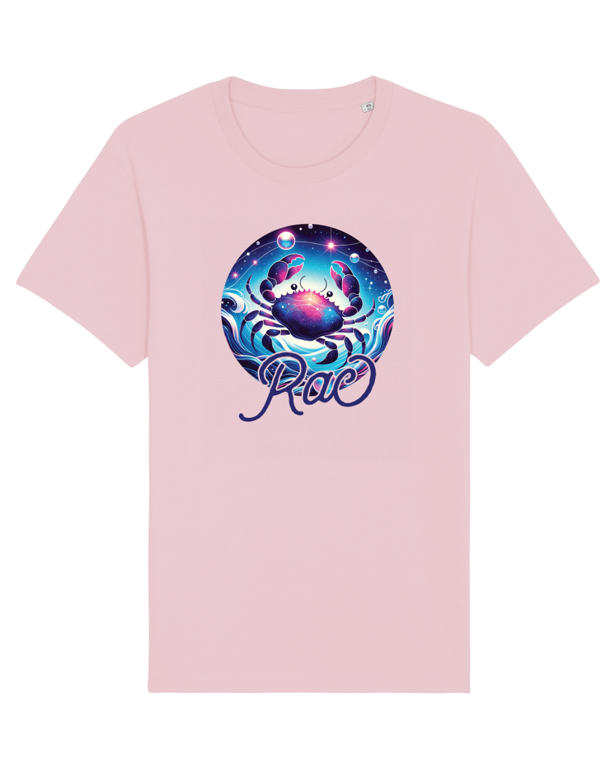 Tricou mânecă scurtă Unisex Rocker Cotton Pink