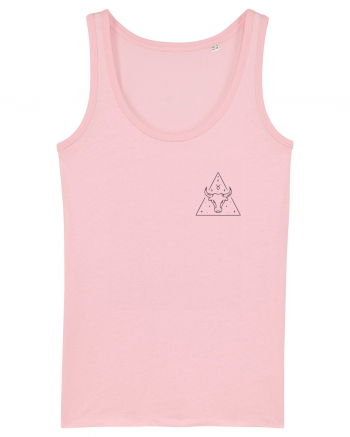 Zodiac minimalist geometric - Zodia Taur Cotton Pink