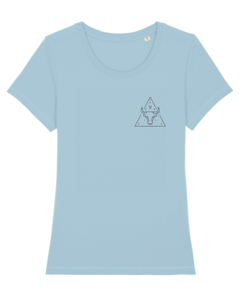 Zodiac minimalist geometric - Zodia Taur Sky Blue
