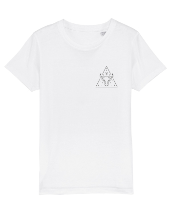 Zodiac minimalist geometric - Zodia Taur White