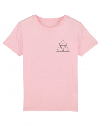 Zodiac minimalist geometric - Zodia Taur Cotton Pink