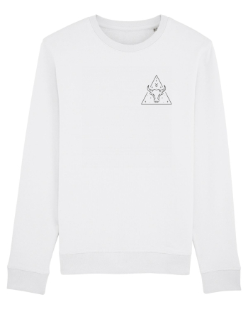 Zodiac minimalist geometric - Zodia Taur White