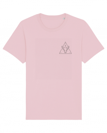 Zodiac minimalist geometric - Zodia Taur Cotton Pink