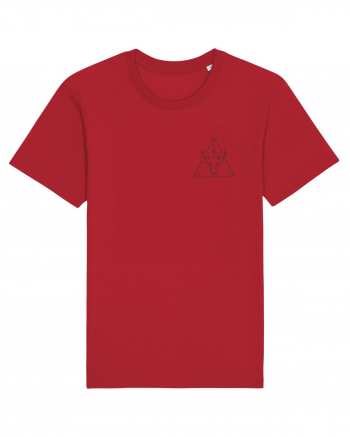 Zodiac minimalist geometric - Zodia Taur Red