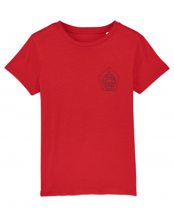 Zodiac minimalist geometric - Zodia Vărsător Red