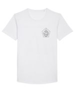 Zodiac minimalist geometric - Zodia Vărsător Tricou mânecă scurtă guler larg Bărbat Skater