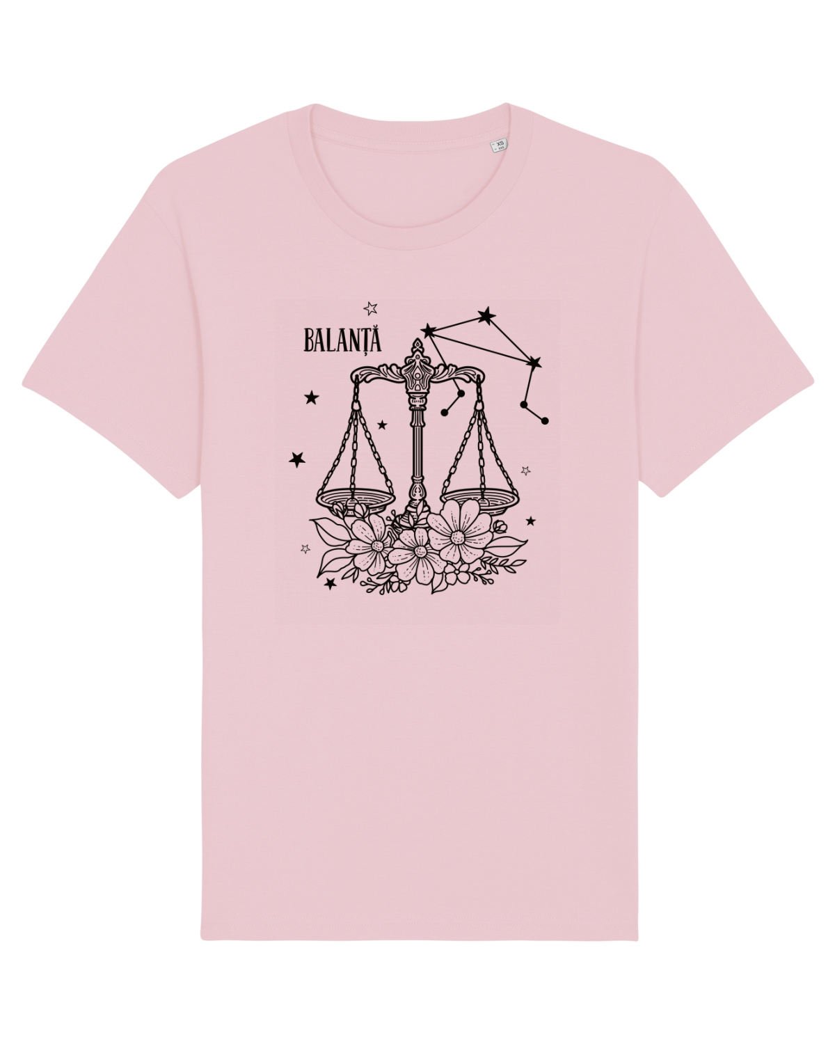 Tricou mânecă scurtă Unisex Rocker Cotton Pink