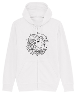 Zodiac Floral - Zodia Berbec Hanorac cu fermoar Unisex Connector
