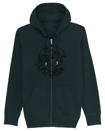 Zodiac Floral - Zodia Berbec Black