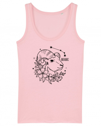 Zodiac Floral - Zodia Berbec Cotton Pink