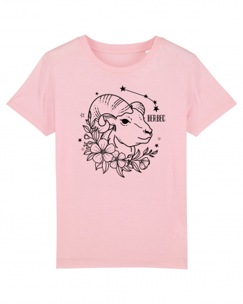 Zodiac Floral - Zodia Berbec Cotton Pink