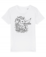 Zodiac Floral - Zodia Capricorn Tricou mânecă scurtă  Copii Mini Creator