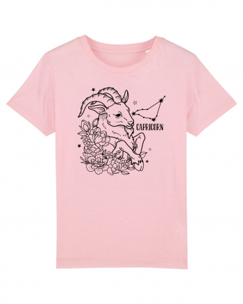 Zodiac Floral - Zodia Capricorn Cotton Pink