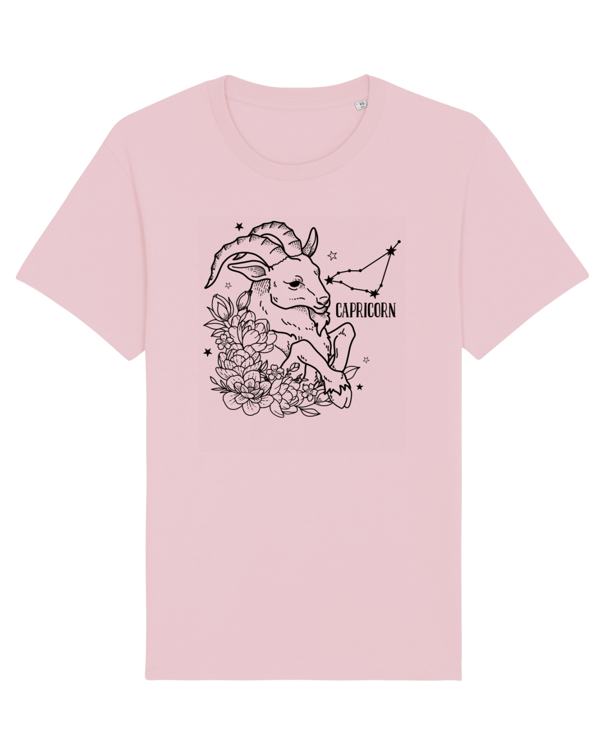 Tricou mânecă scurtă Unisex Rocker Cotton Pink