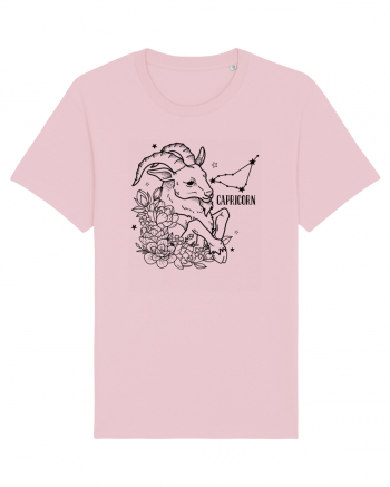 Zodiac Floral - Zodia Capricorn Cotton Pink