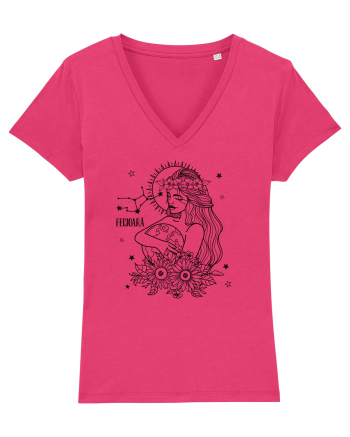 Zodiac Floral - Zodia Fecioară Raspberry