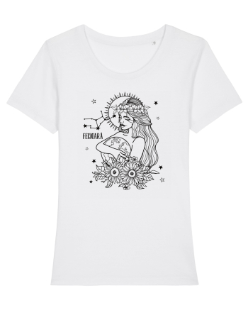 Zodiac Floral - Zodia Fecioară White