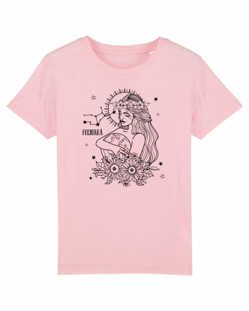 Zodiac Floral - Zodia Fecioară Cotton Pink