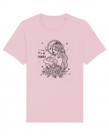 Zodiac Floral - Zodia Fecioară Cotton Pink