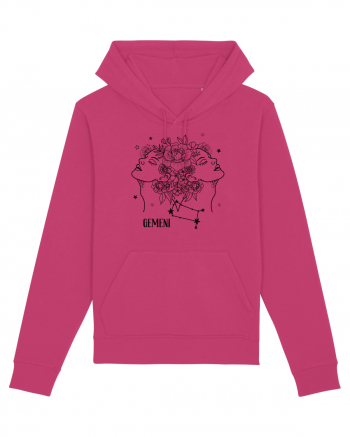 Zodiac Floral - Zodia Gemeni Raspberry