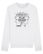 Zodiac Floral - Zodia Gemeni Bluză mânecă lungă Unisex Rise