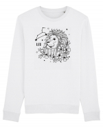 Zodiac Floral - Zodia Leu Bluză mânecă lungă Unisex Rise