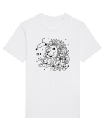 Zodiac Floral - Zodia Leu Tricou mânecă scurtă Unisex Rocker